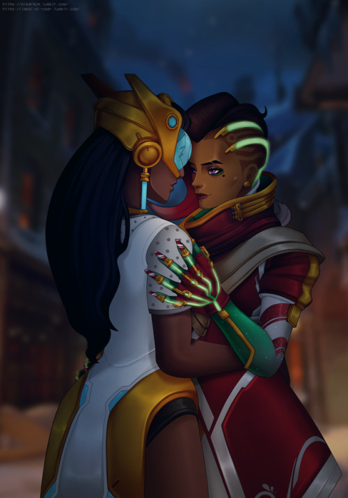 Sex albarquq:Festive fanart feat. Sombra and pictures