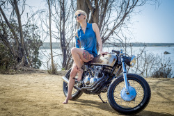 jessedangerx:  Jesse Danger with Kott Motorcycles, shot by  Alex Martino