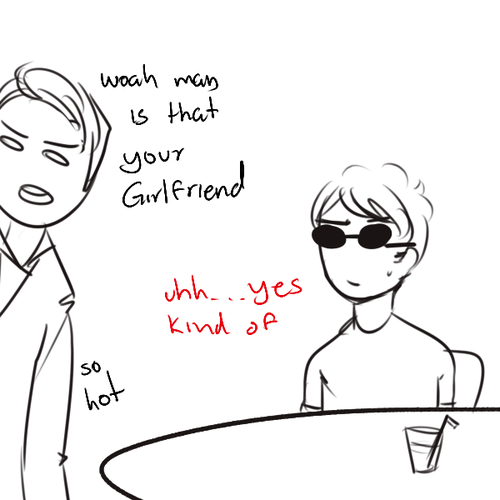 amarantto:           shota-smirnoff asked you:   Draw Karkat in like a Marina and