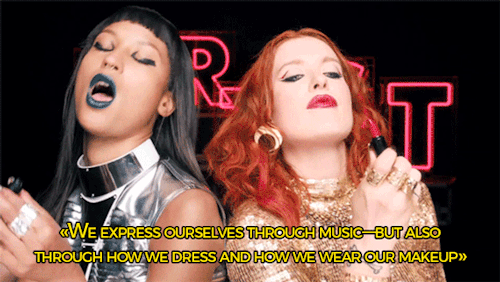 sizvideos:Icona Pop has no rules wether if it’s for what they’re wearing, their makeup or their Musi