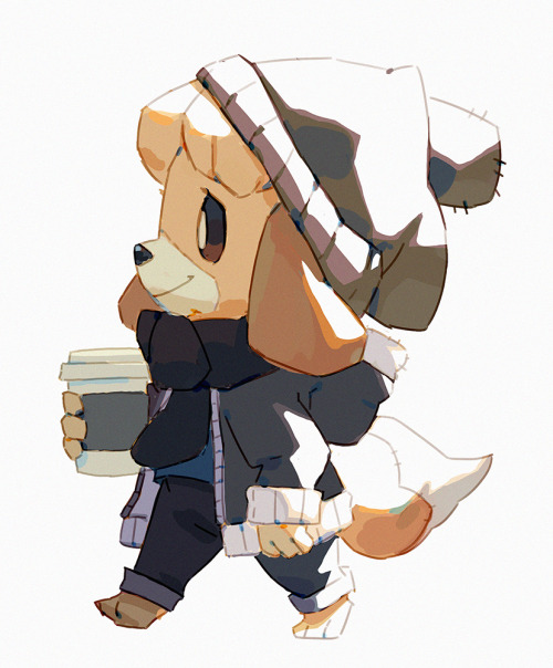 bluekomadori:old fanart of Isabelle