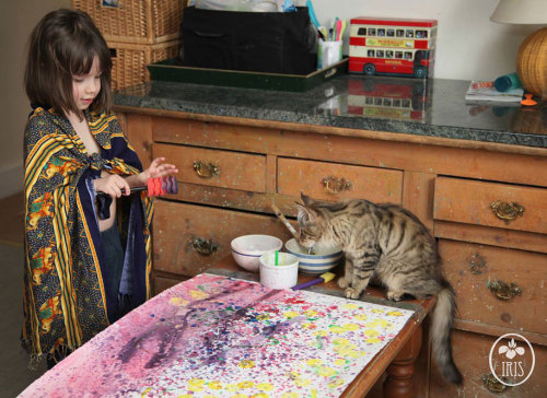 culturenlifestyle:6 Year Old Painting Prodigy With Autism Creates Stunning Art And Angelina Jolie Ju