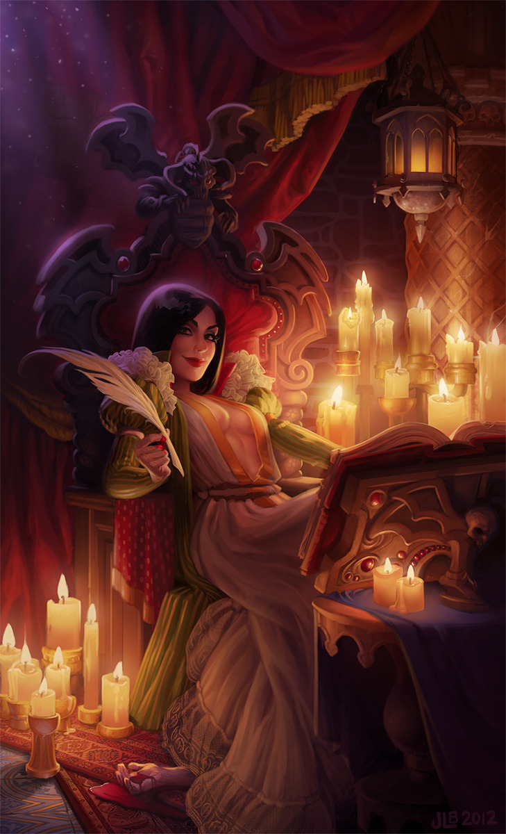 art-of-cg-girls:  Elizabeth Bathory by JessiBeans