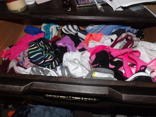 XXX sissycrossboy:  my panty drawer!!!!!!!!!!! photo