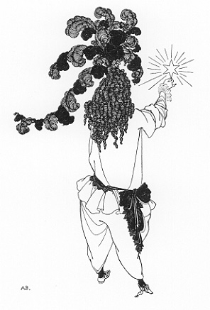 Aubrey Beardsley’s illustrations to Alexander Pope’s The Rape of the Lock, 1896.The Bill