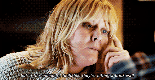 queenoftherebels:”Sarah Lancashire has expressions that can convey a world of pain without saying a 
