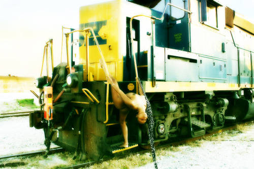 nudepageant: random mornings - train ride by Naveed Thomas