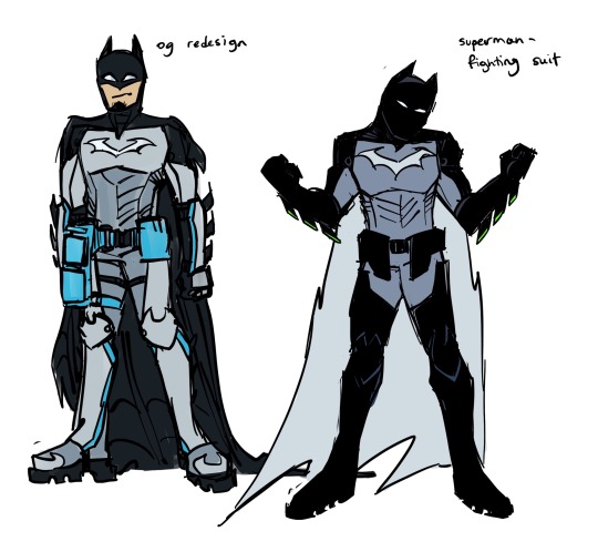 Stories And Lines And Art And Some Rhymes — All my fave batman redesigns  (by me)