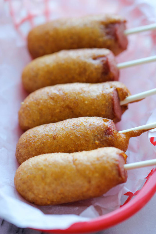 do-not-touch-my-food:Mini Corn DogsAw, yeahhh!