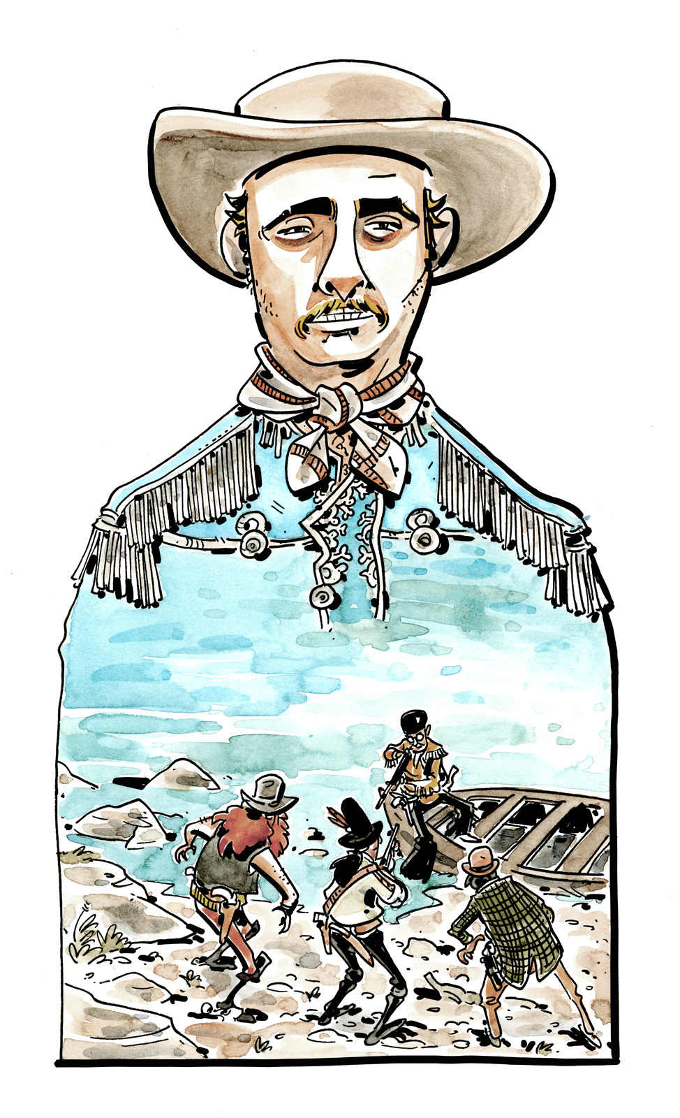 One time when Theodore Roosevelt was a cowboy he wanted to cross a river to settle a score with a mountain lion that had eaten his dinner, but his rowboat had been stolen by river pirates. It took him more than a week to catch them, so in the...