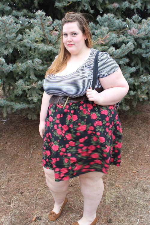 ssbbwsatx:  veingme:  Dress - TorridShoes - Journeys Belt - Fashion BugBackpack - Walmart   Girl - Sexy