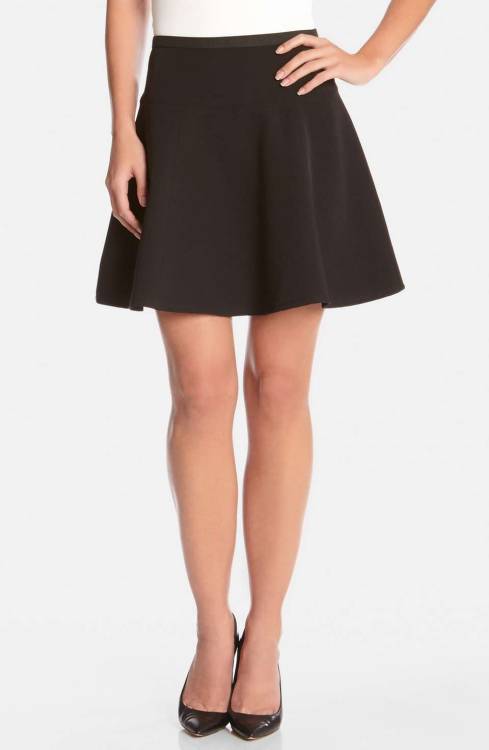 Flared Short Skirt