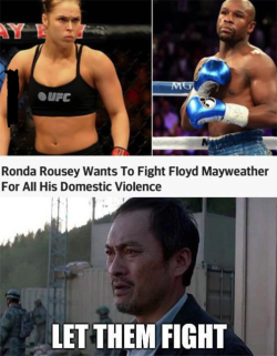 somewhat-topical:  Ronda Rousey Wants To