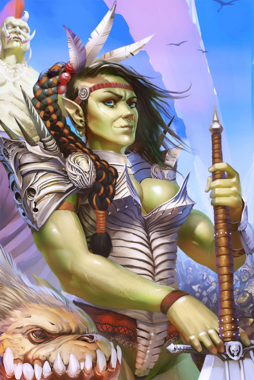 Sex orcgirls:orc woman by Evgen Lisenko pictures