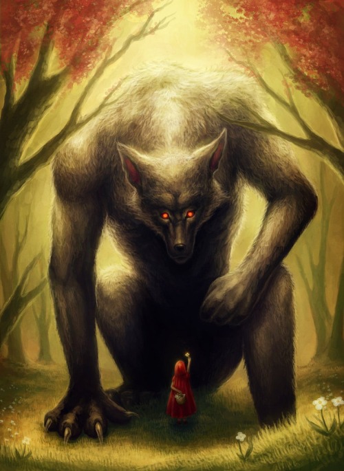 Porn Pics scifi-fantasy-horror:  Red Riding Hood by