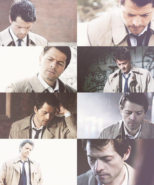 miss-moneypennys: screencap meme: castiel + looking down(asked by: heytchoups)
