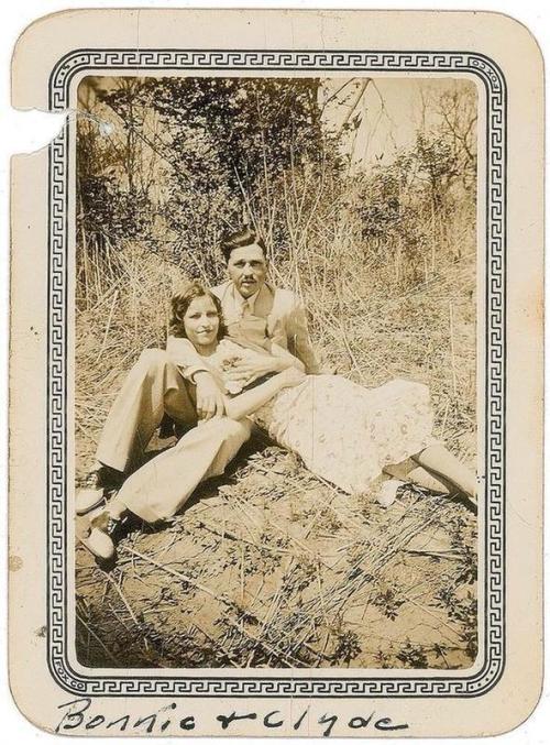 through-a-historic-lens: A rare photo of the notorious Bonnie and Clyde, 1933