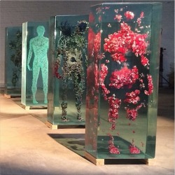 details:Psychogeographies by Dustin Yellin commissioned by the New York City Ballet