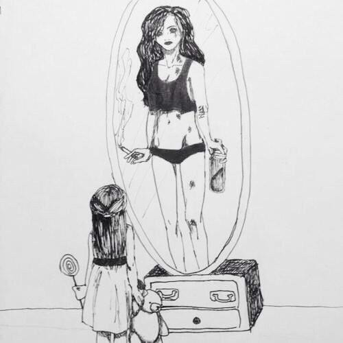 katie2000110:  We used to be happy until we grow up.. I feel so sad :( na We Heart