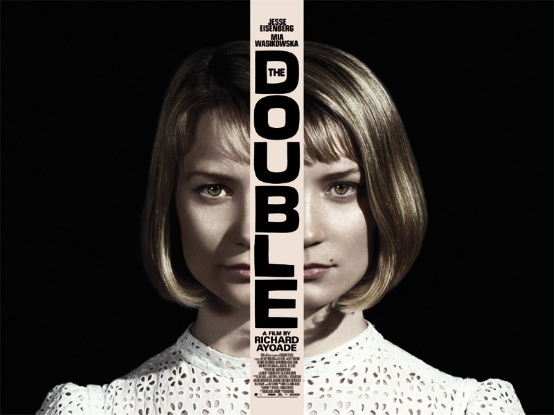 movilicious:  UK posters for “THE DOUBLE” with Jesse Eisenberg &amp; Mia