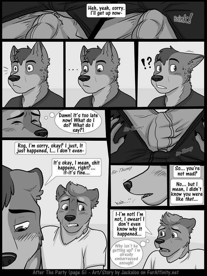 knot-another:  gayporntmnt:  itswolfieh:  This is After the Party - by Jackalo (Part