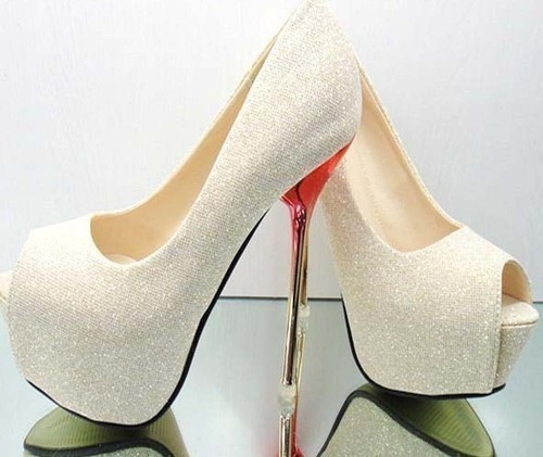 5 inch heels wedding shoes