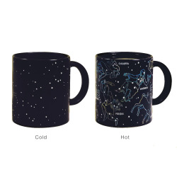 goatboygoesbyebye:  orientaltiger:  The Constellation Mug reveals constellations when it is hot.  omf omf omf i want it! 