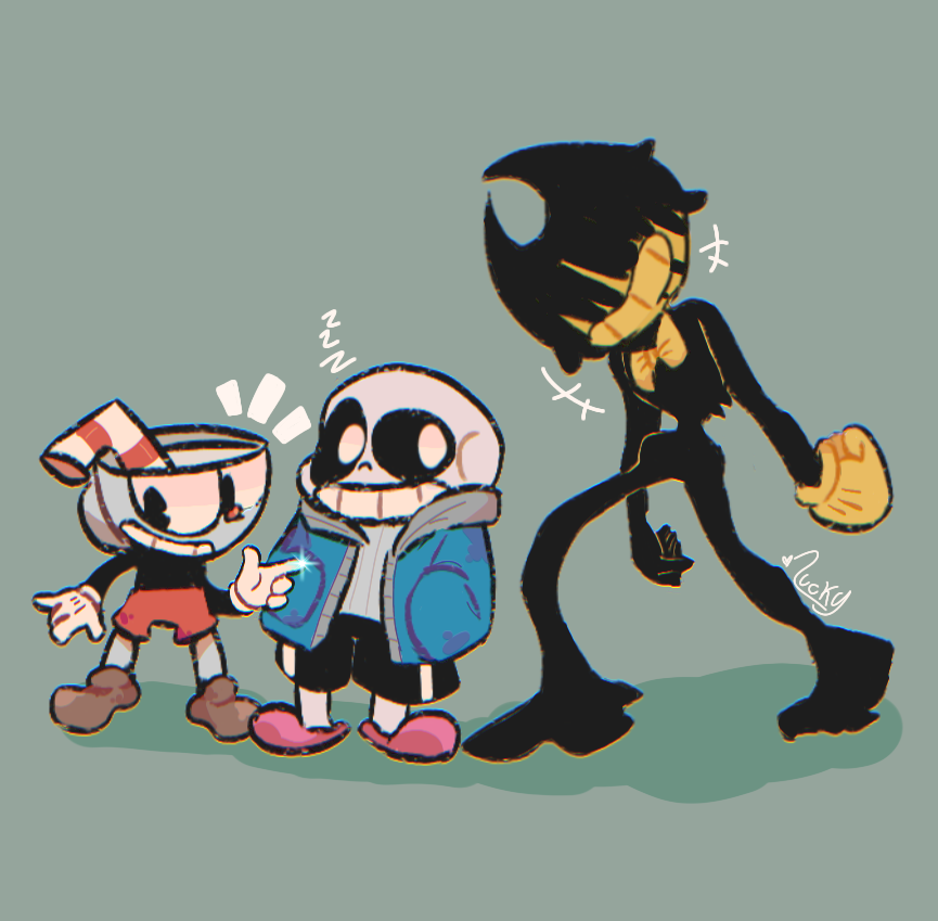 peni💥 on X: RT @Leozinh0_vini: Indie Cross - Fanart. Mod Organized by:  @Moro0986 #fanart #BENDY #undertale #sans #cupheadfanart #indiegames  #digitala… / X