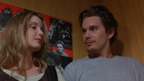 paintgod:“I like to feel his eyes on me when I look away.”Before Sunrise, 1995