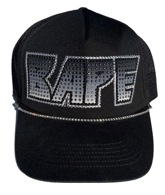 image therapy — A Bathing Ape: Kiss Logo Swarovski Trucker Hat...