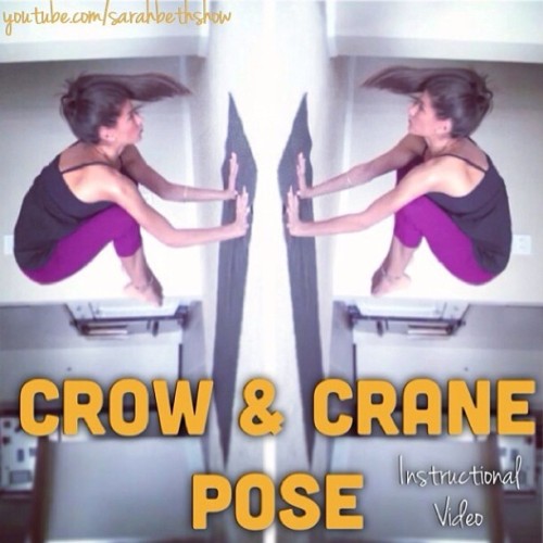 The Crow &amp; Crane Pose instructional has been uploaded to my YouTube channel!Practice holding and