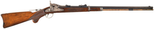 US Springfield Model 1875 Trapdoor Officers rifles.from Rock Island Auction Co.