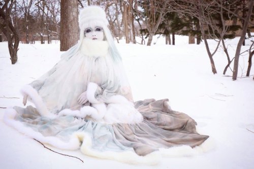 Happy Birthday to Japanese shironuri artist Minori - she&rsquo;s a Christmas baby!!!