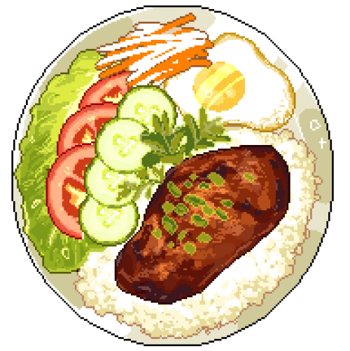 lets eat!actual size pixel under cut! 