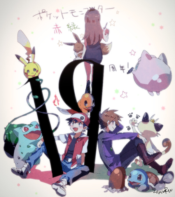 ktnp0:2/27 19th anniversary! I’ll love pokemon forever!——————Reprint