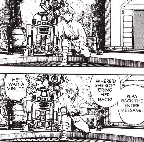 lighthouse1138: tatooineknights: Let us appreciate how adorable Luke is in the Star Wars manga. God