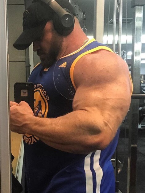 pjsesq:  Gary Wright Another bearded muscle ape. 