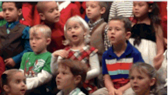 matterofawesome:  buzzfeed:  The kindergartener in this video signed her entire class Christmas concert for her deaf parents and it is incredibly cute.   I want that gif to be my eternal reaction to life.   I take American sign language as my foreign
