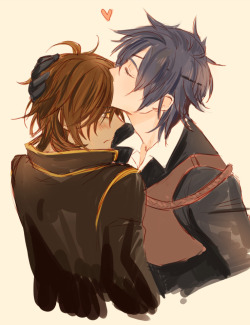 zoochan:  forehead kiss