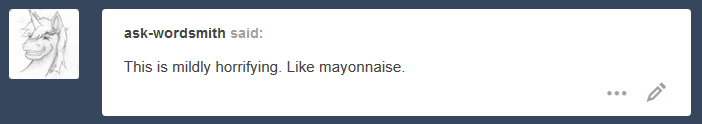 askbutdonthug:[193 questions remain][7 posts behind]&gt;=T Darn mayo-haters~!