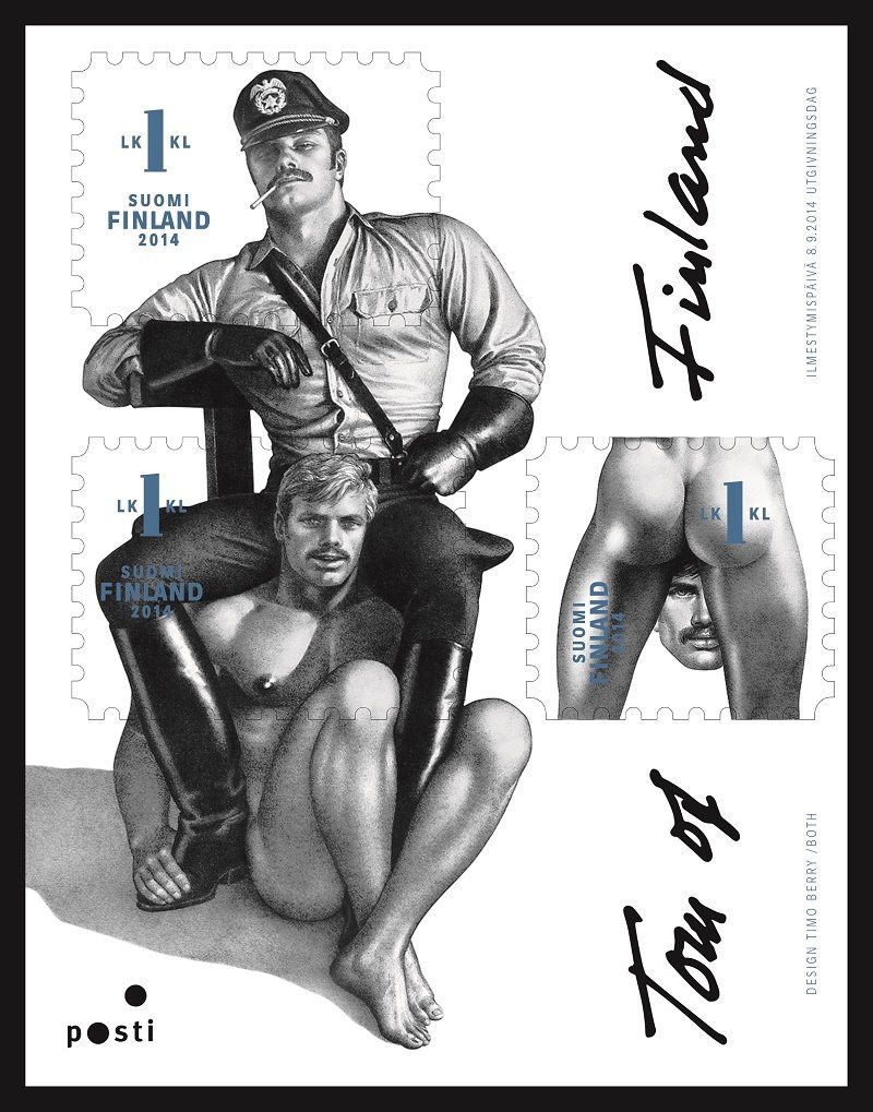 Finnish Postal Service, Tom of Finland stamps, 2014