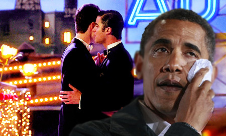 hurnmelkurt:  top 6 favorite pictures of obama with klaine 