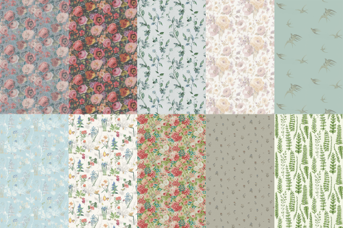 Vintage Country Wallpaper IIIHere are a set of nine lovely, vintage-country inspired wallpapers for 