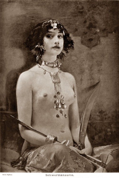 signorformica:  Bruno Piglhein (1848-1894) - Egyptian Sword Dancer