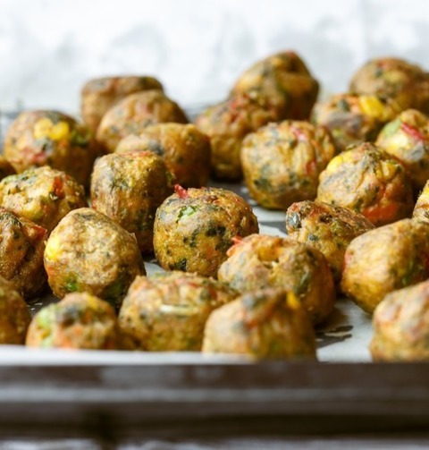 Vegan Zucchini Carrot Balls