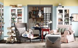 gravity-gravity:  Living room from IKEA Catalog