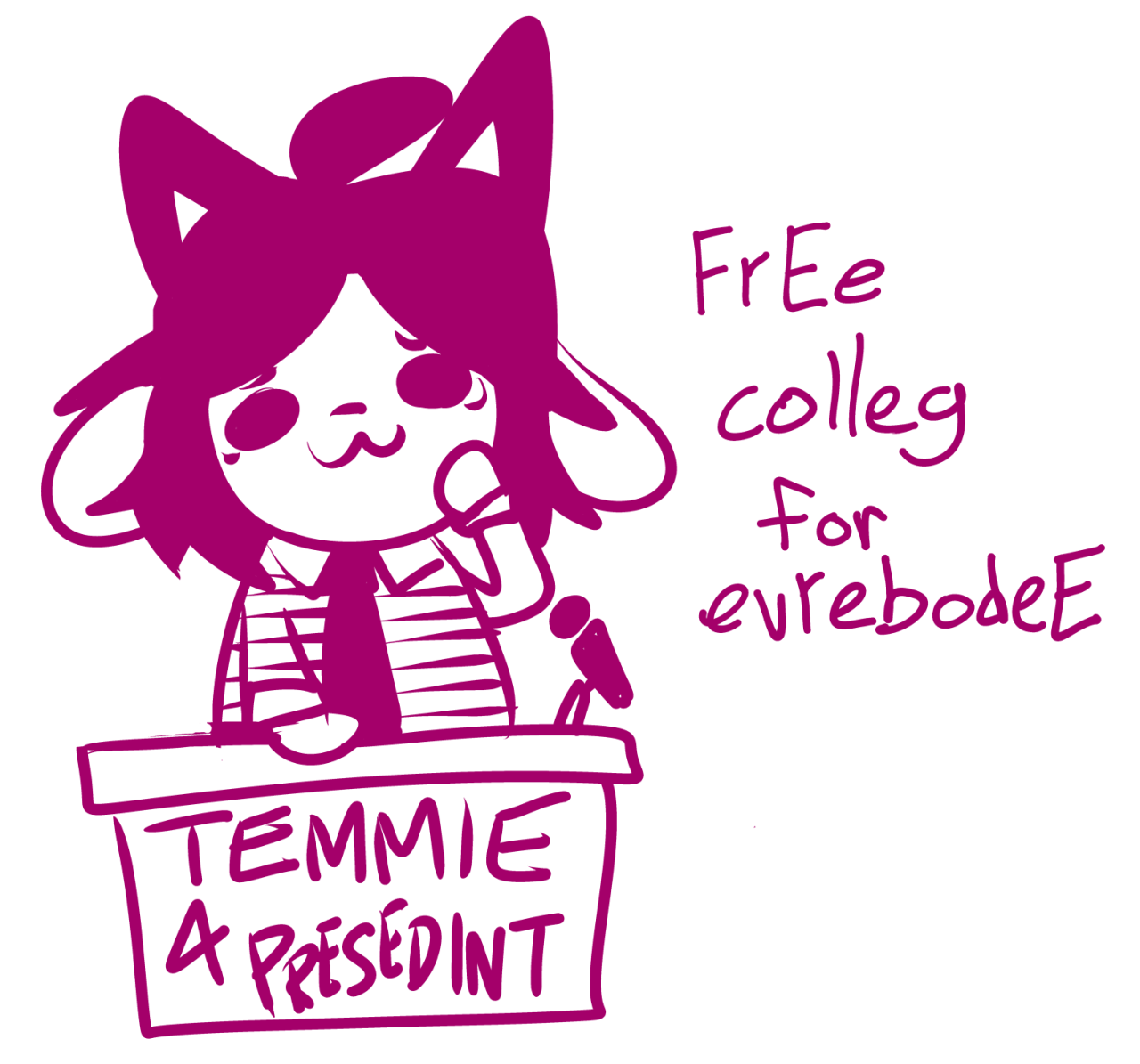 superhappy:last month i spent a week on twitter drawing the tems