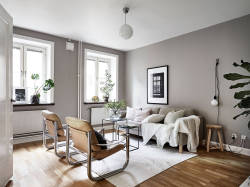 gravityhome:  Small Scandinavian apartment