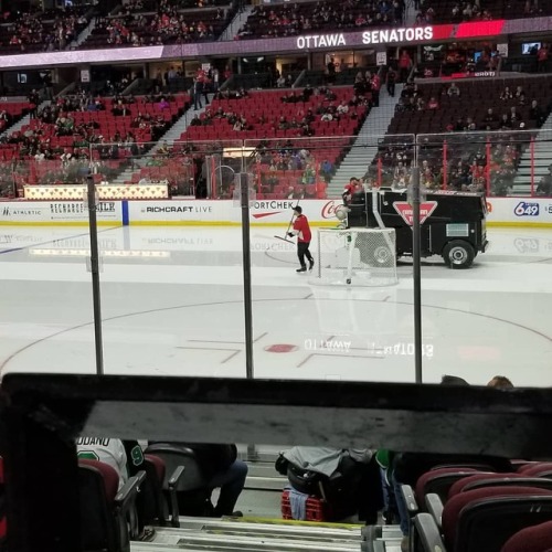 Well, these seats are okay. #ottawasenators #gamenight #OTTvsDAL (at Canadian Tire Centre) w