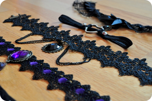 submissivefeminist:  luna-argenta:  My collection of collars is coming along nicely.  So fucking beautiful.